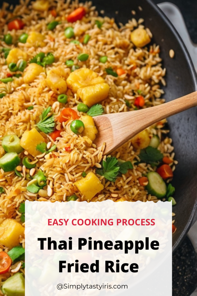 Thai Pineapple Fried Rice for one